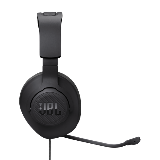JBL Quantum 100M2 - Black - Wired over-ear gaming headset with detachable mic and mute option - Right
